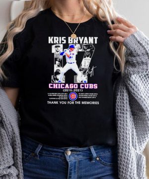 Kris Bryant 17 Chicago Cubs thank you for the memories shirt