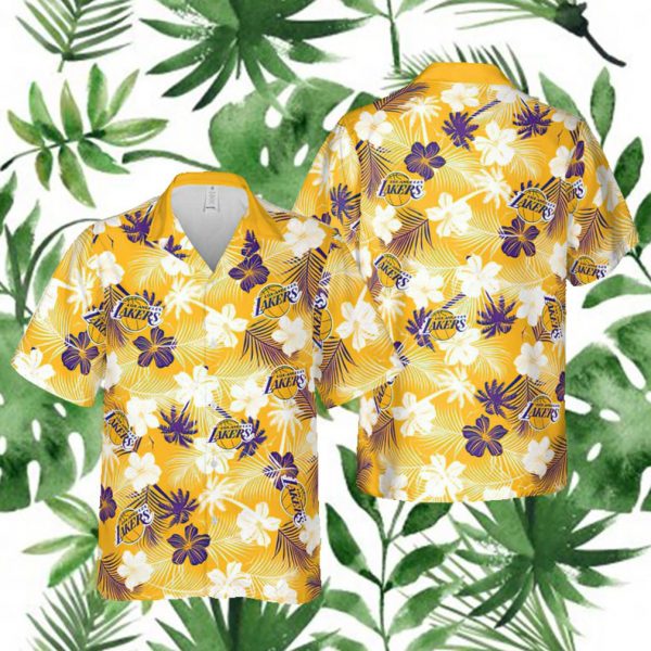 Los Angeles Lakers NBA Hawaii Floral Hawaii Shirt
