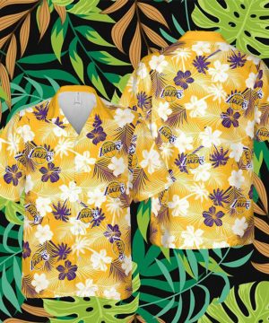 Los Angeles Lakers NBA Hawaii Floral Hawaii Shirt