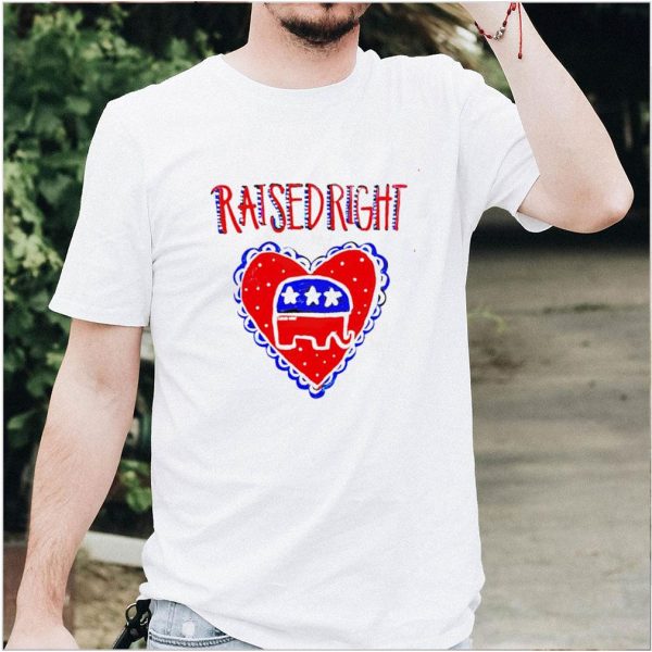 Love Trump raised right 4th of July shirt
