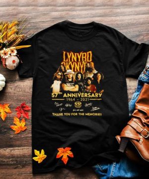 Lynyrd 57th anniversary 1964 2021 thank you for the memories signatures shirt