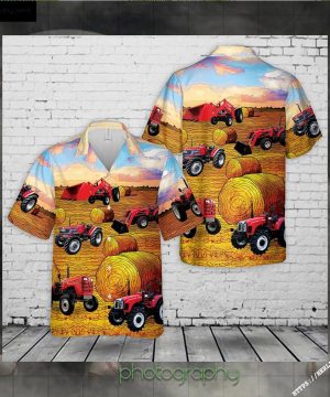 Mahindra Tractors USA Hawaiian Shirt And Short