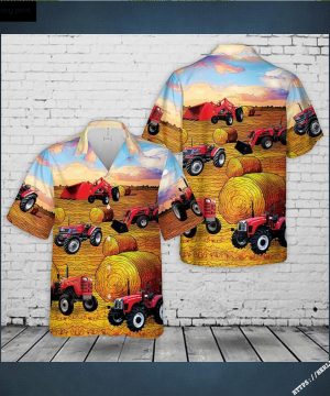 Mahindra Tractors USA Hawaiian Shirt And Shorts