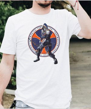 Marvel Black Widow Taskmaster Logo Overlay T shirt