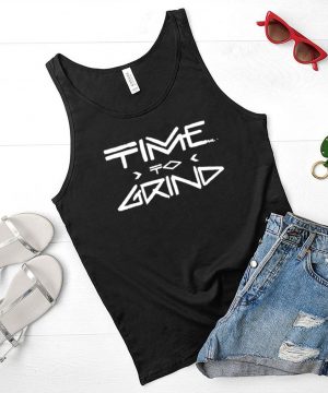 Mens TIME TO GRIND Gym Fitness Workout Motivation G183 shirt