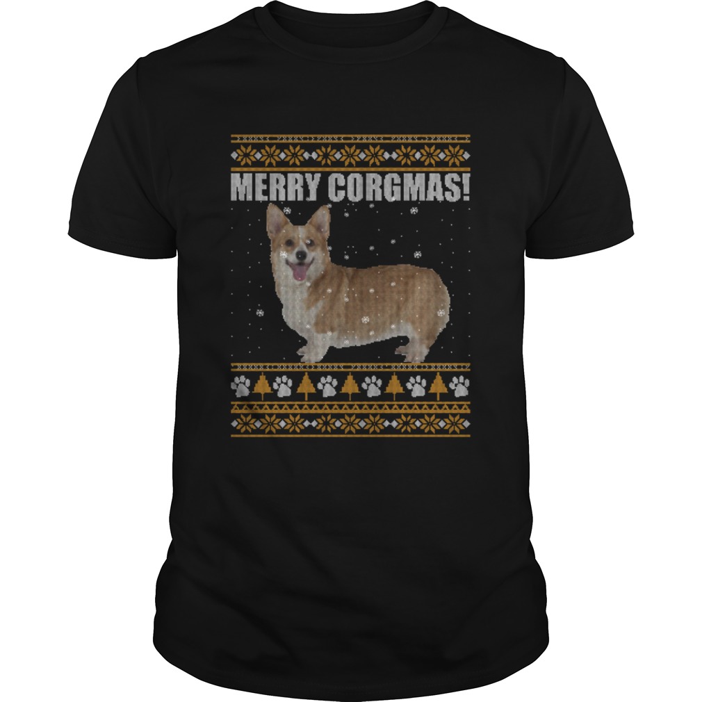 Merry Corgmas Ugly Christmas Sweaters