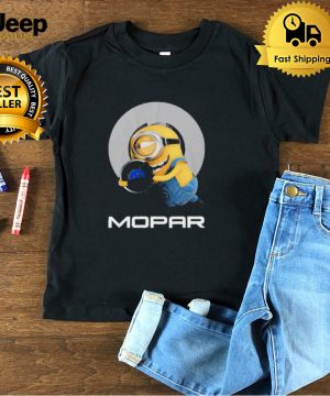 Minions hug Mopar logo shirt