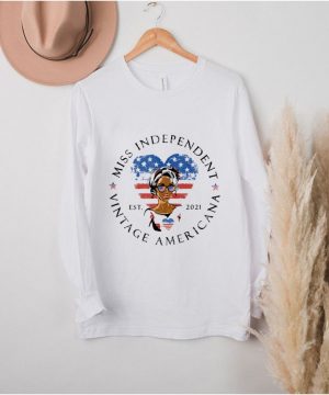 Miss Independent, Vintage Americana 4th of July, cute, shirt