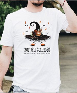 Multiple Sclerosis Messed With The Wrong Witch Halloween shirt