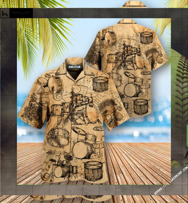 Music No Drums No Life Know Drums Know Life Edition – Hawaiian Shirt