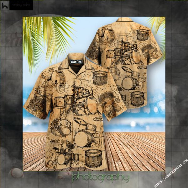 Music No Drums No Life Know Drums Know Life Edition – Hawaiian Shirt