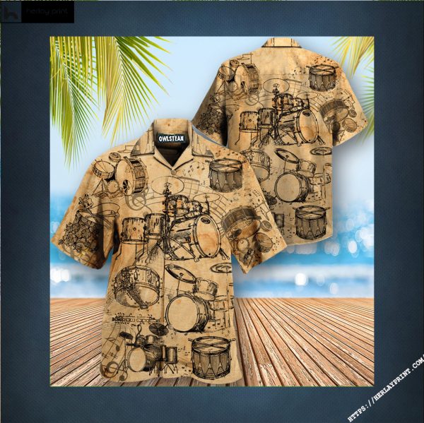 Music No Drums No Life Know Drums Know Life Edition – Hawaiian Shirt