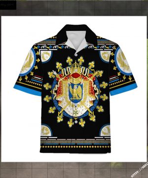 Napoleon Coat of Arms Hawaiian shirt