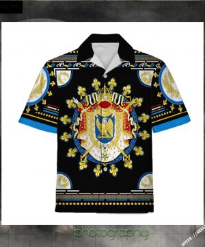 Napoleon Coat of Arms  Hawaiian shirt