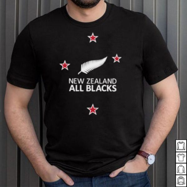 New Zealand Fern Southern NZ Cross Rugby Fan Chest Placement shirt
