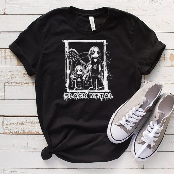 Nice black metal jack skellington shirt