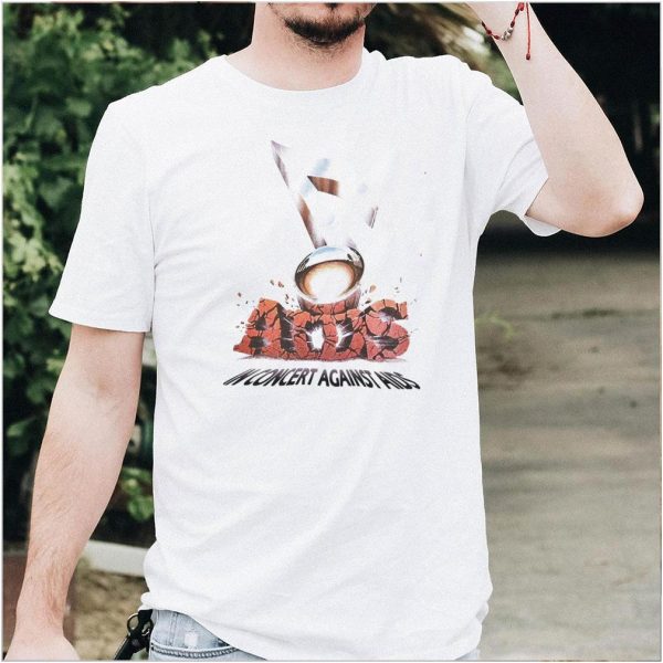 Official In Concert Against Aids Huey Lewis Grateful Dead Oakland Rock T shirt