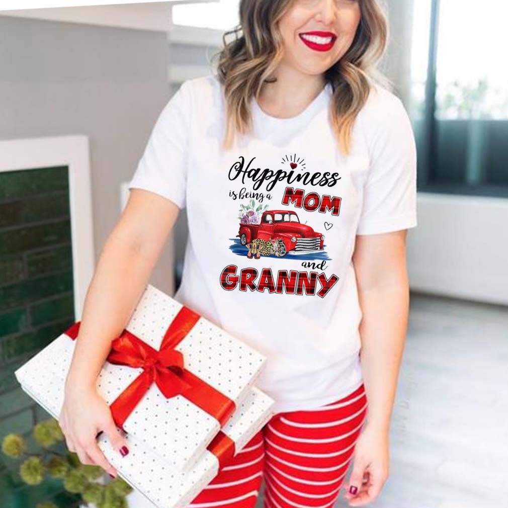 Original Christmas Happiness Is Being A Mom And Granny Truck Flower sweater