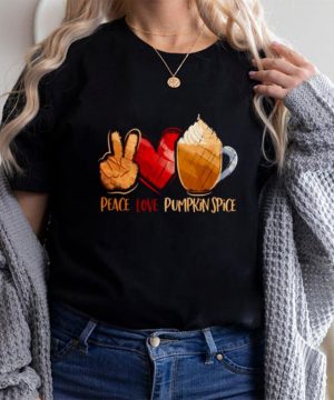 Peace Love Pumpkin Spice Thanksgiving T Shirt