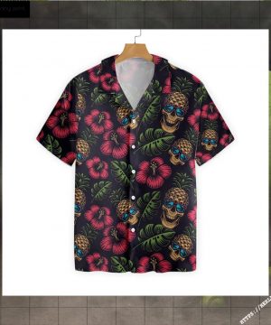 Pineapple Skull Hawaiian Shirts