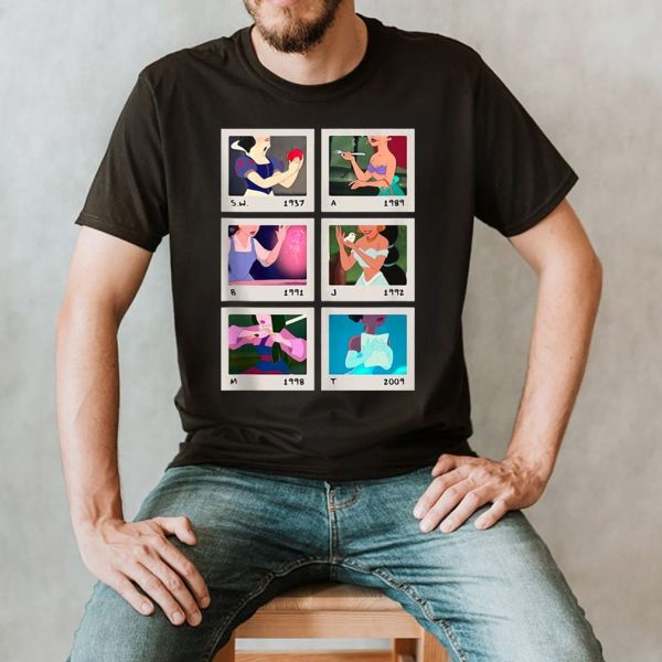 Princess Polaroid Photo Grid T shirt