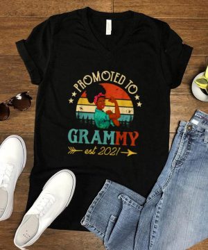 Promoted to Grammy Est 2022 Strong Women Vintage T Shirt