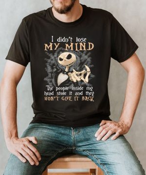 Pumpkin I Didn’t Lose My Mind The People Inside My Head Stole It And They Won’t Give It Back T shirt (4)