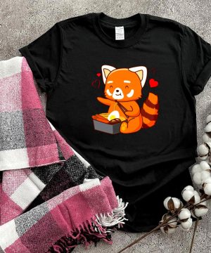 Red Panda Eating Ramen Japanese Food Noodles Soba Panda shirt