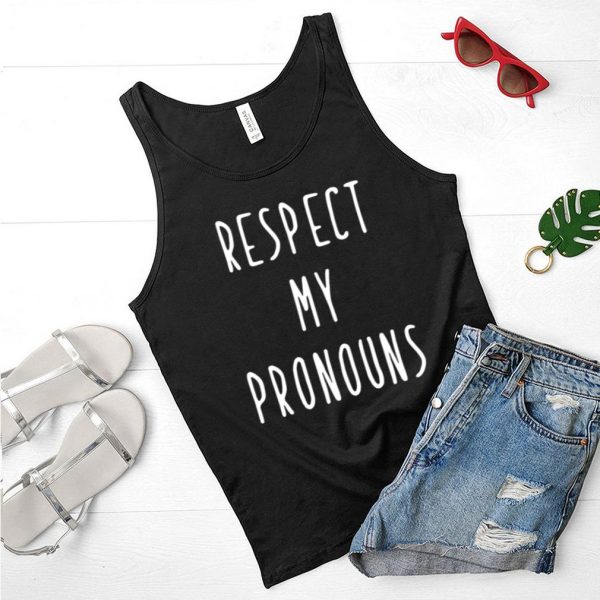 Respect My Pronouns LGTBQ nonbinary gay pride LGTB shirt
