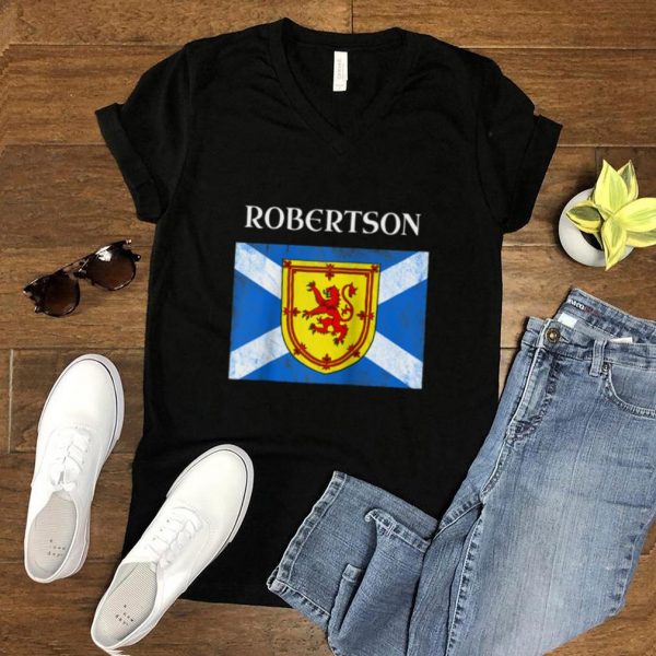 Robertson Clan Scottish Name Scotland Flag shirt
