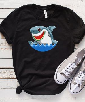 Shark Watermelon Summer Surfing Ocean Beach T shirt