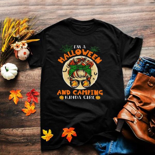 Skull Im a Halloween and Camping shirt