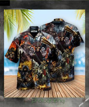 Skull No Guts No Glory Edition - Hawaiian Shirt