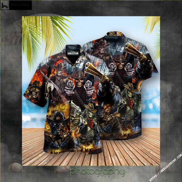 Skull No Guts No Glory Edition – Hawaiian Shirt