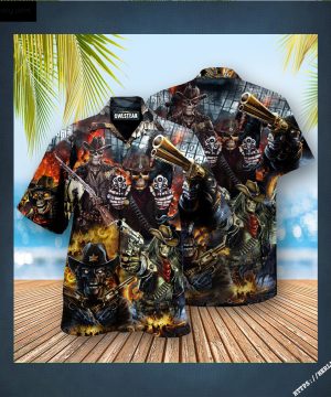 Skull No Guts No Glory Edition - Hawaiian Shirt