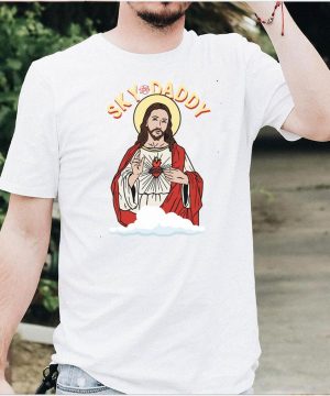 Sky Daddy Jesus Athée Athéisme Agnostique Anti Religion Freethinker Hommes Femmes T shirt essentiel
