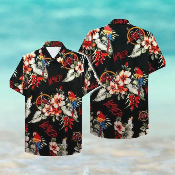 Slayer Hawaii Hawaiian Shirt Fashion Tourism For Men Shirt