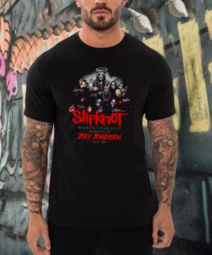 Slipknot world tour 2021 in memory of joey jordison 1975 2021 shirt
