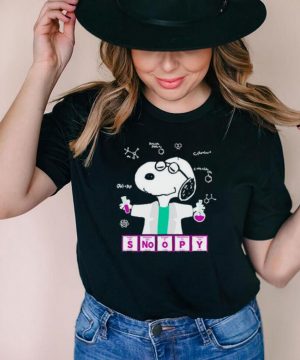 Snoopy chemistry lab shirt