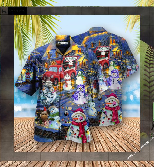 Snowman My Love For You Will Never Me lt Edition – Hawaiian Shirt