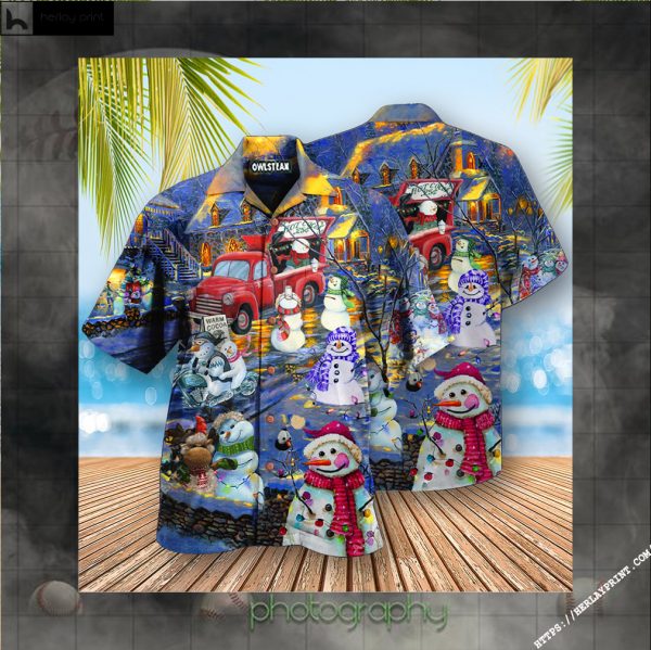 Snowman My Love For You Will Never Me lt Edition – Hawaiian Shirt