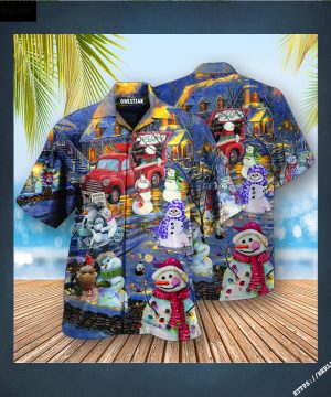 Snowman My Love For You Will Never Me lt Edition - Hawaiian Shirt