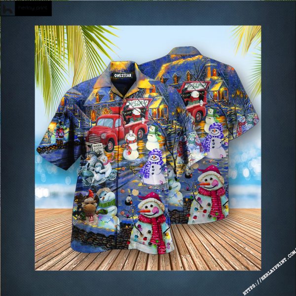 Snowman My Love For You Will Never Me lt Edition – Hawaiian Shirt