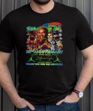 Space Jam 25th Anniversary 1996 2021 Thank You For The Memories Signature T shirt
