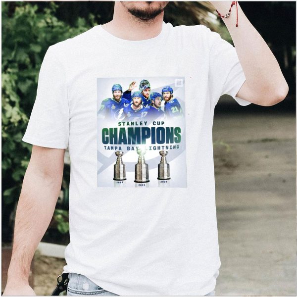 Stanley Cup Champions 2004 2020 2021 Tampa Bay Lightning Team sports shirt