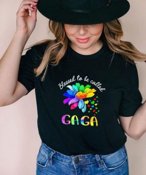 Sunflower Blessed To Be Called Gaga T shirt
