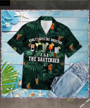 The Bartender Hawaiian Shirt Short