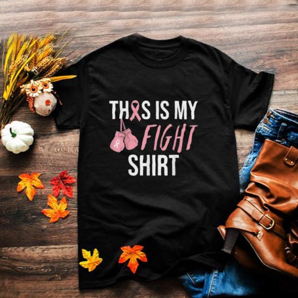 This Is My Fight Breast Cancer Awareness Pink Ribbon T Shirt