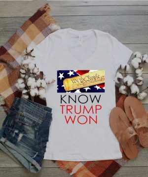 We the people know Trump won shirt 2