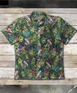 Weed Rick-And-Morty Smoke Hawaiian Aloha shirt